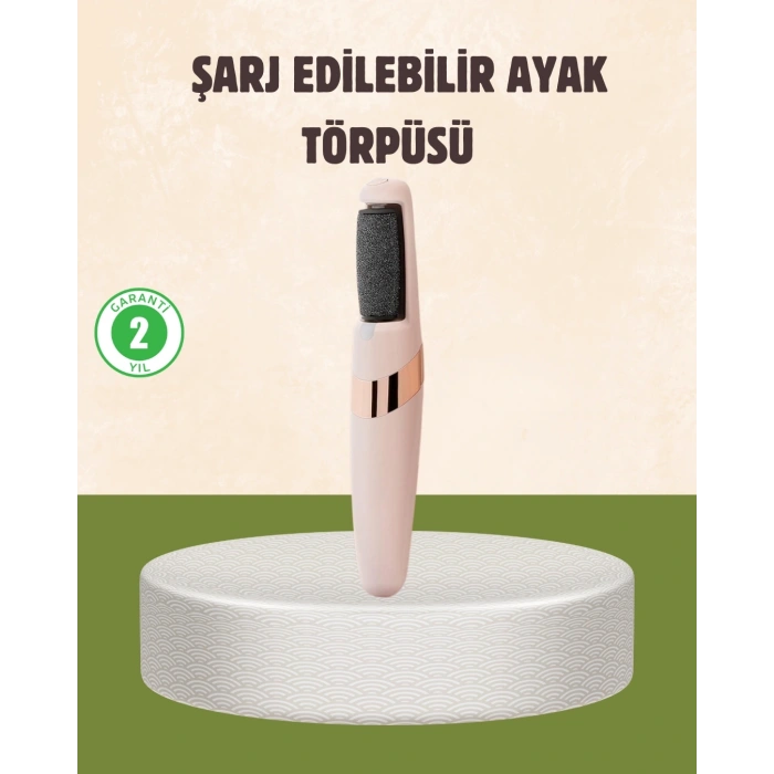 İki Hızlı Elektrikli Ayak Törpüsü Pürüzsüz Topuk Bakımı