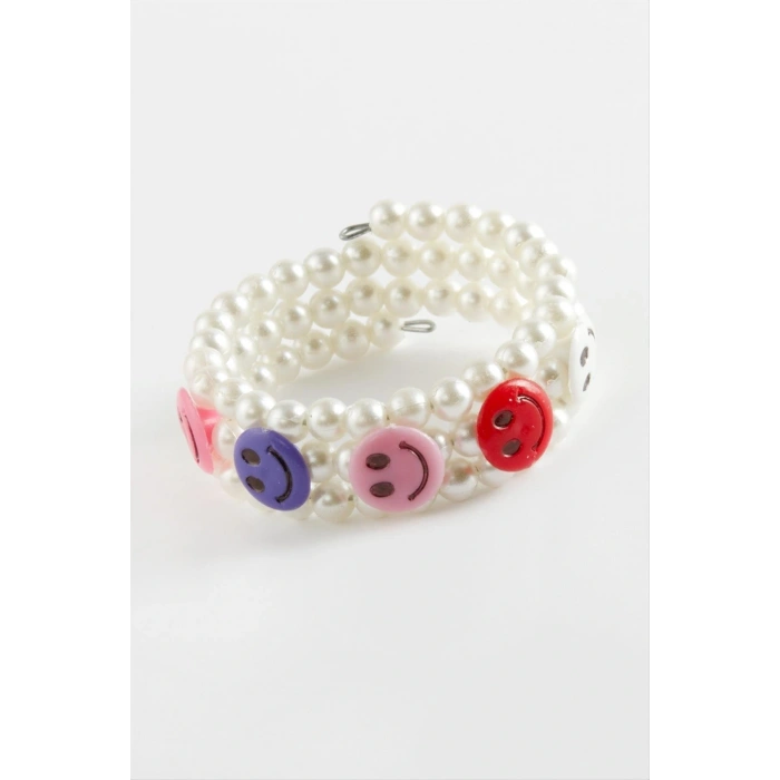 İnci Boncuklu Çocuk Bileklik