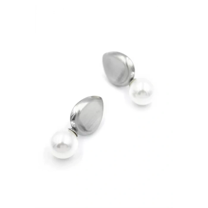 İnci Damla Küpe - Gümüş