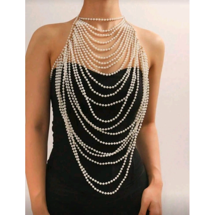 İncili Seksi Vücut Aksesuarı , Şık Bustiyer