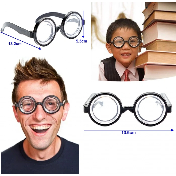 İnek Öğrenci Gözlüğü Şaka Gözlüğü (4887)