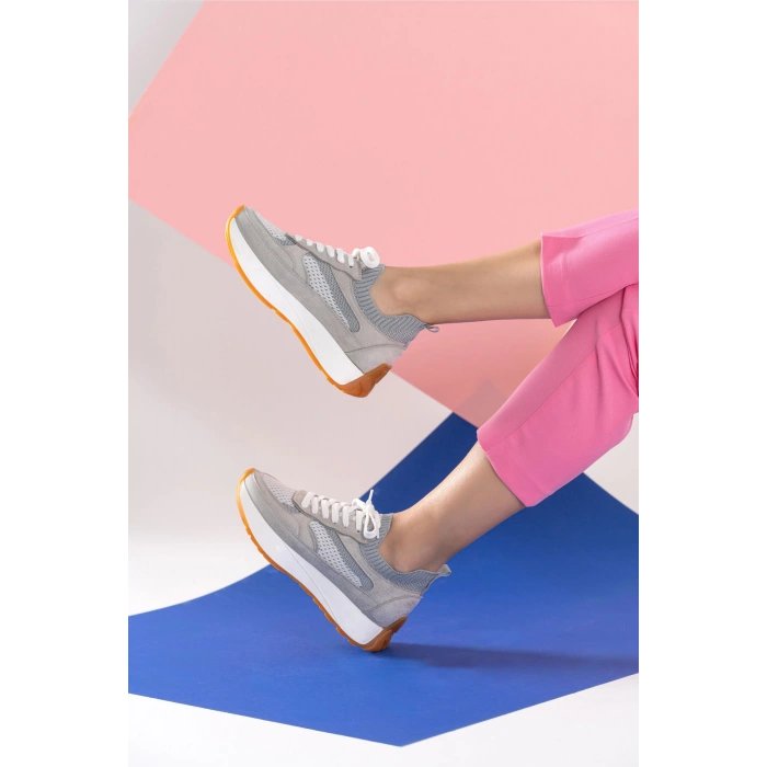 Ines Gri Spor Ayakkabı