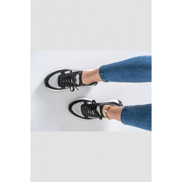 Ines Siyah Spor Ayakkabı