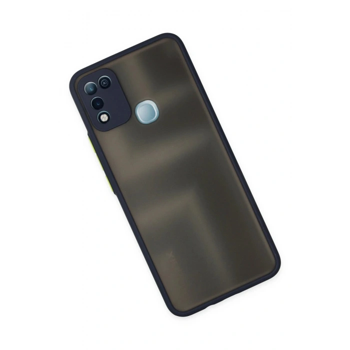 İnfinix Hot 10 Play Kılıf Montreal Silikon Kapak - Lacivert