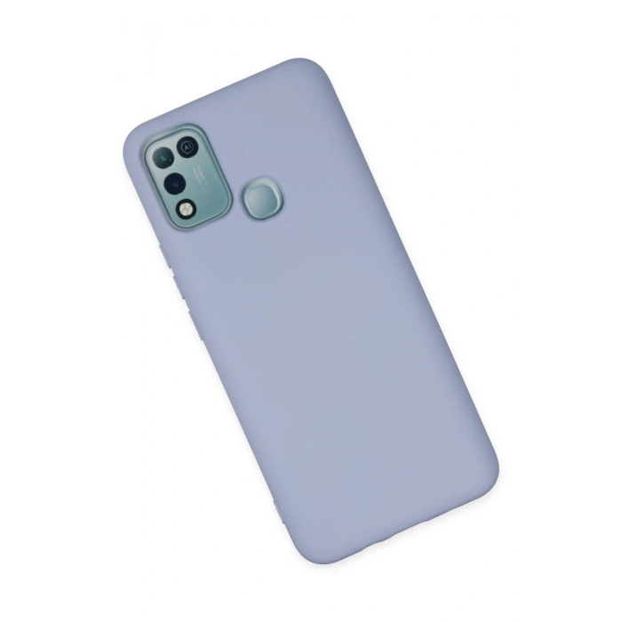 İnfinix Hot 10 Play Kılıf Nano içi Kadife Silikon - Lila