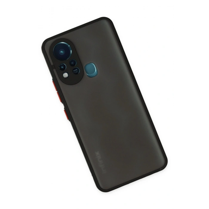 İnfinix Hot 11s Kılıf Montreal Silikon Kapak - Siyah
