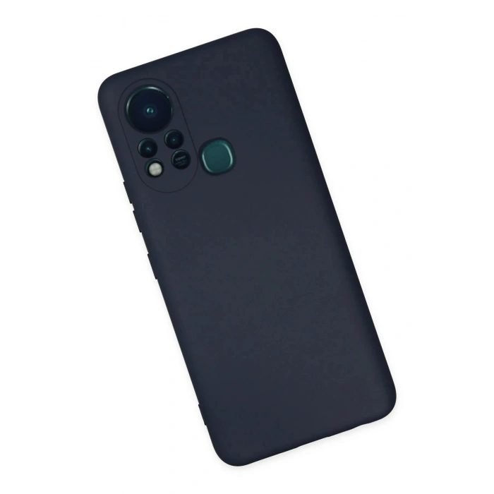 İnfinix Hot 11s Kılıf Nano içi Kadife Silikon - Lacivert