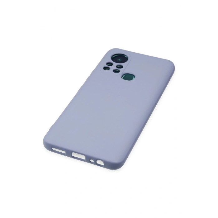 İnfinix Hot 11s Kılıf Nano içi Kadife Silikon - Lila