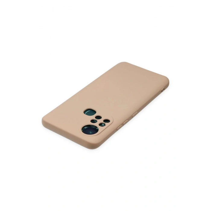 İnfinix Hot 11s Kılıf Nano içi Kadife Silikon - Pudra