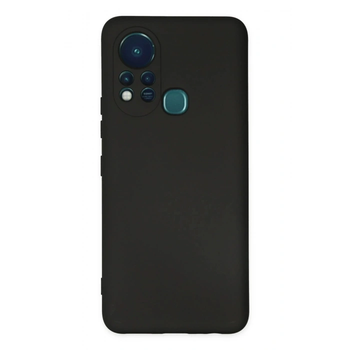 İnfinix Hot 11s Kılıf Nano içi Kadife Silikon - Siyah