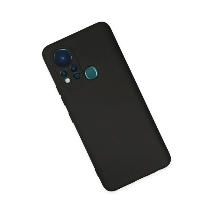 İnfinix Hot 11s Kılıf Nano içi Kadife Silikon - Siyah