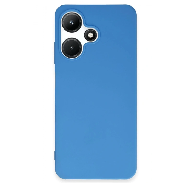 İnfinix Hot 30i Kılıf First Silikon - Mavi