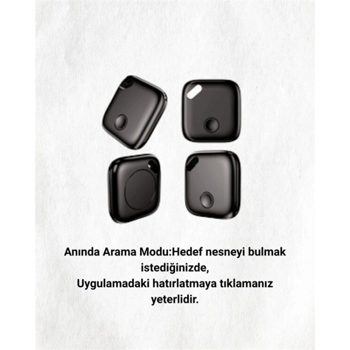 İos & Android Uyumlu Smart Tag | Uzun Pil Ömrü | Bul Uygulaması İle Entegre Akıllı Takip Cihazı
