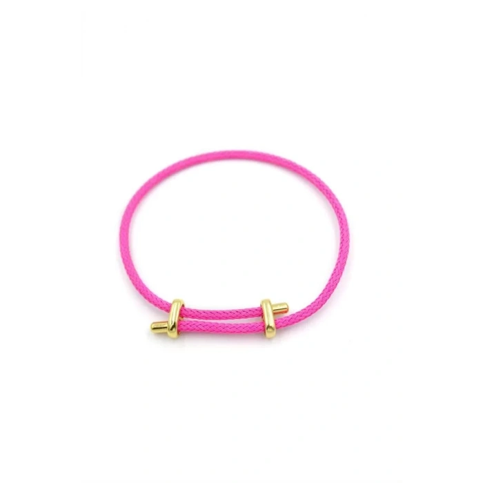 İp Bileklik - Fuşya
