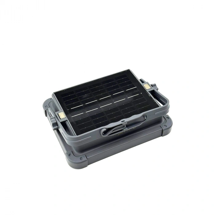 IP66 GÜNEŞ ENERJİLİ LED IŞIK SOLAR PROJEKTÖR - POWERBANK ÇAKARLI KAMP - DIŞ MEKAN PS-D002A (4887)