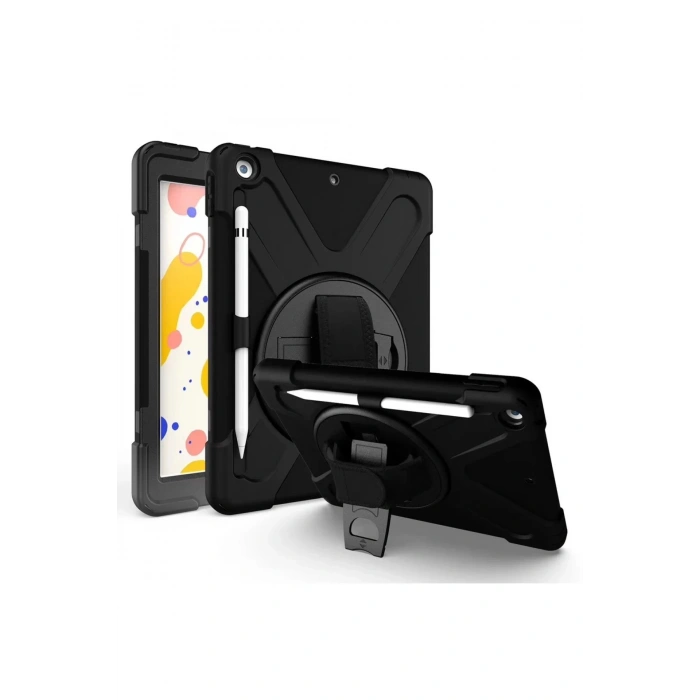 iPad 10.2 (7.nesil) Kılıf Amazing Tablet Kapak - Siyah