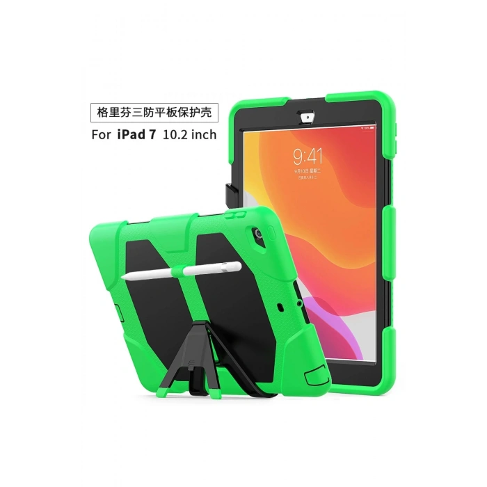 iPad 10.2 (7.nesil) Kılıf Griffin Tablet Kapak - Yeşil