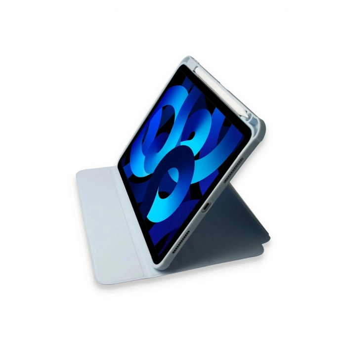 iPad 10.2 (7.nesil) Kılıf Starling 360 Kalemlikli Tablet Kılıf - Mavi