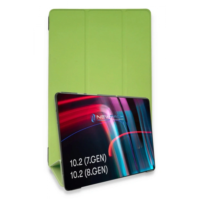 iPad 10.2 (7.nesil) Kılıf Tablet Smart Kılıf - Açık Yeşil