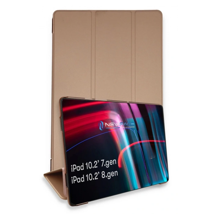 iPad 10.2 (7.nesil) Kılıf Tablet Smart Kılıf - Rose Gold
