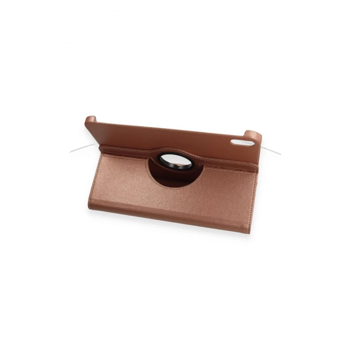 iPad 2022 10.9 (10.nesil) Kılıf 360 Tablet Deri Kılıf - Rose Gold