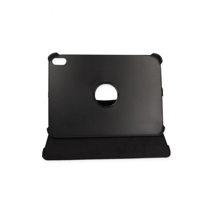 iPad 2022 10.9 (10.nesil) Kılıf 360 Tablet Deri Kılıf - Siyah