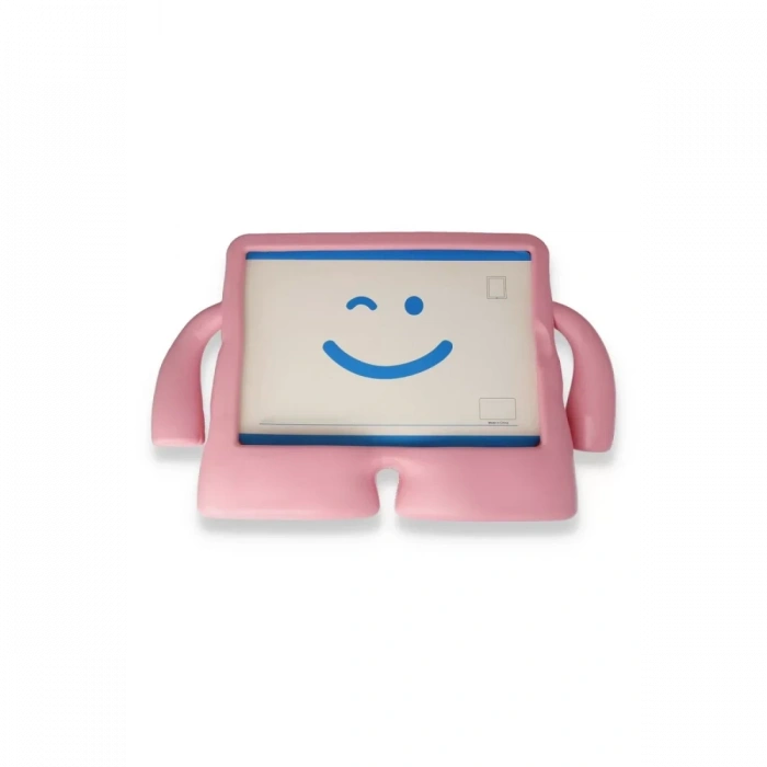 iPad 2022 10.9 (10.nesil) Kılıf Karakter Tablet Silikon - Açık Pembe