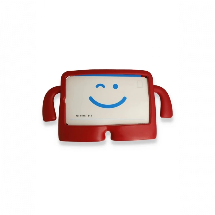 iPad 2022 10.9 (10.nesil) Kılıf Karakter Tablet Silikon - Kırmızı