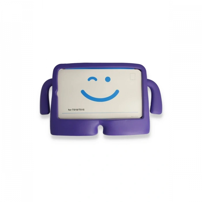 iPad 2022 10.9 (10.nesil) Kılıf Karakter Tablet Silikon - Mor