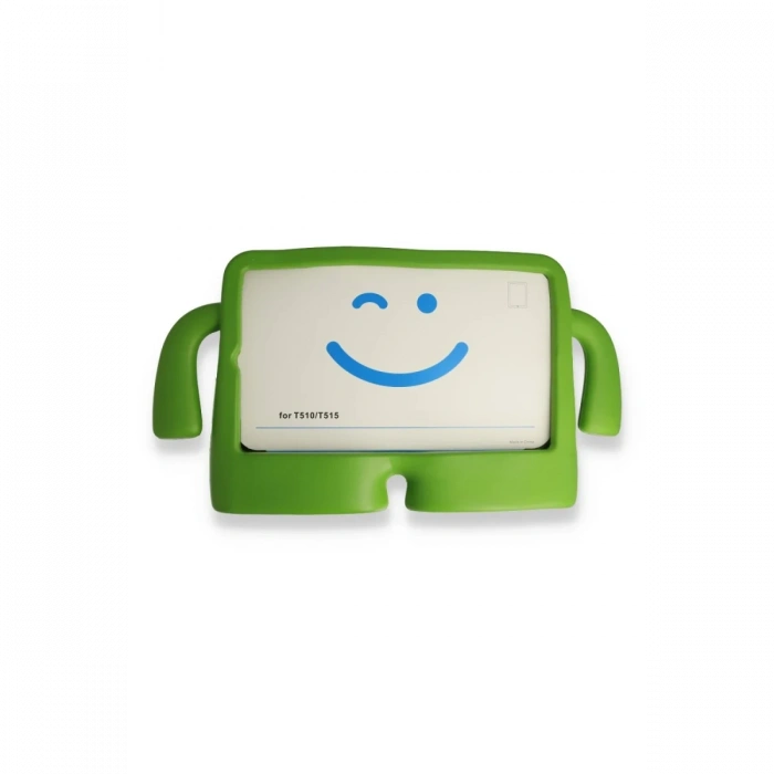 iPad 2022 10.9 (10.nesil) Kılıf Karakter Tablet Silikon - Yeşil