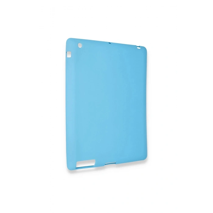 iPad 4 9.7 Kılıf Evo Tablet Silikon - Mavi