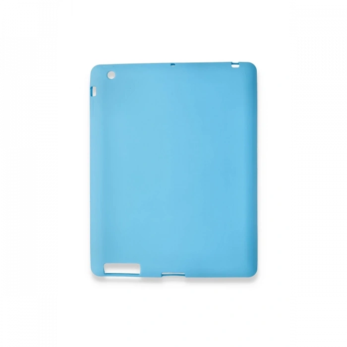 iPad 4 9.7 Kılıf Evo Tablet Silikon - Mavi