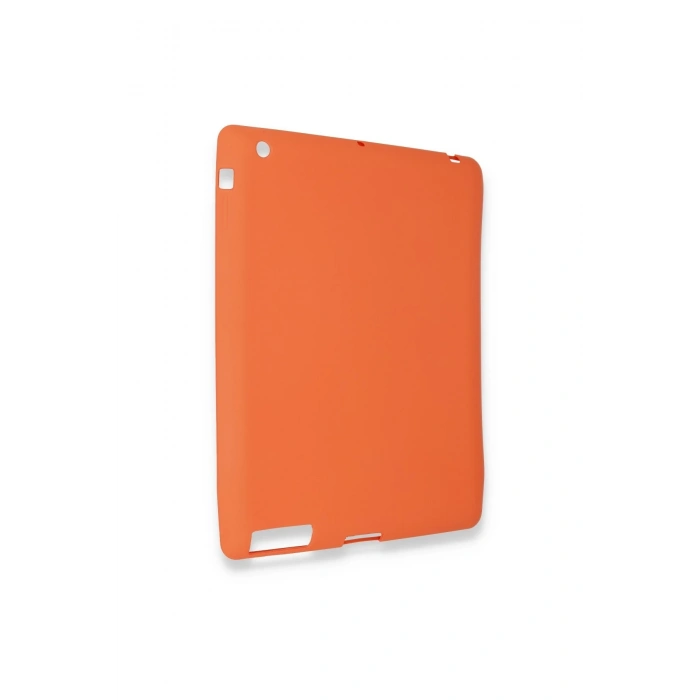 iPad 4 9.7 Kılıf Evo Tablet Silikon - Turuncu