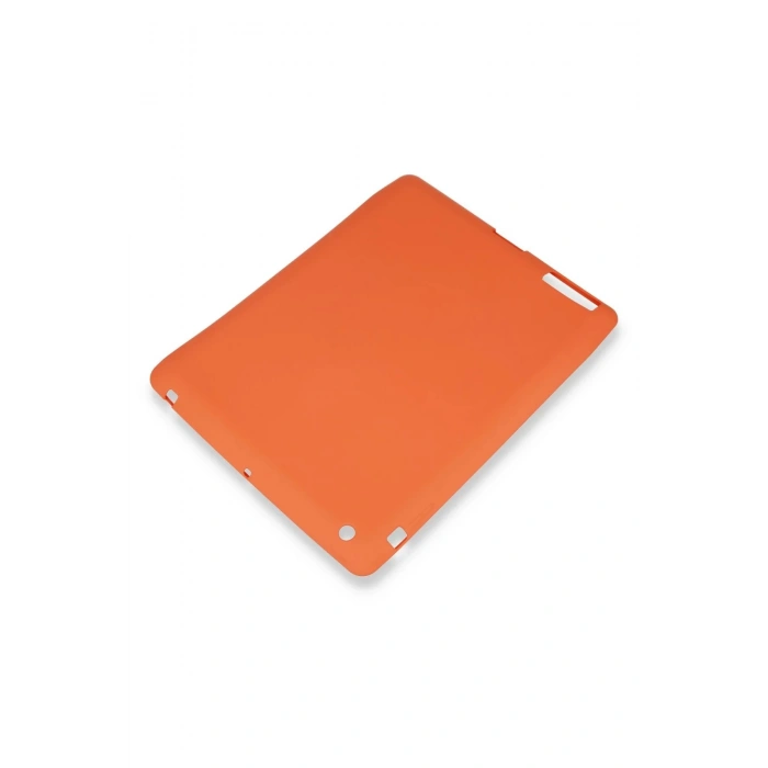 iPad 4 9.7 Kılıf Evo Tablet Silikon - Turuncu