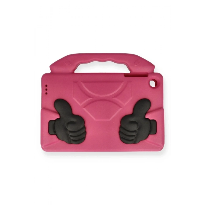 iPad 4 9.7 Kılıf Like Stantlı Tablet Silikon - Pembe