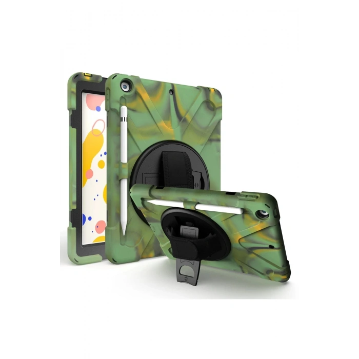 iPad 5 Air 9.7 Kılıf Amazing Tablet Kapak - Kamuflaj