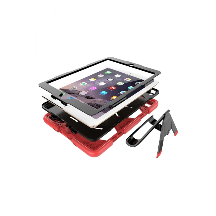 iPad 5 Air 9.7 Kılıf Griffin Tablet Kapak - Kırmızı