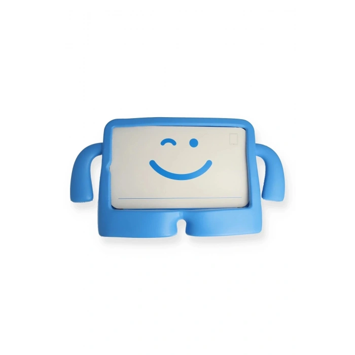 iPad 5 Air 9.7 Kılıf Karakter Tablet Silikon - Mavi