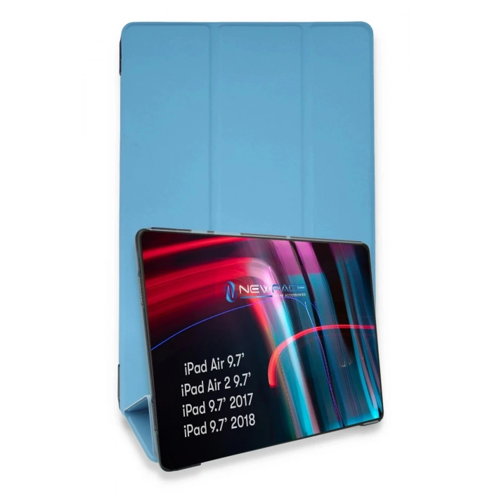iPad 5 Air 9.7 Kılıf Tablet Smart Kılıf - Mavi