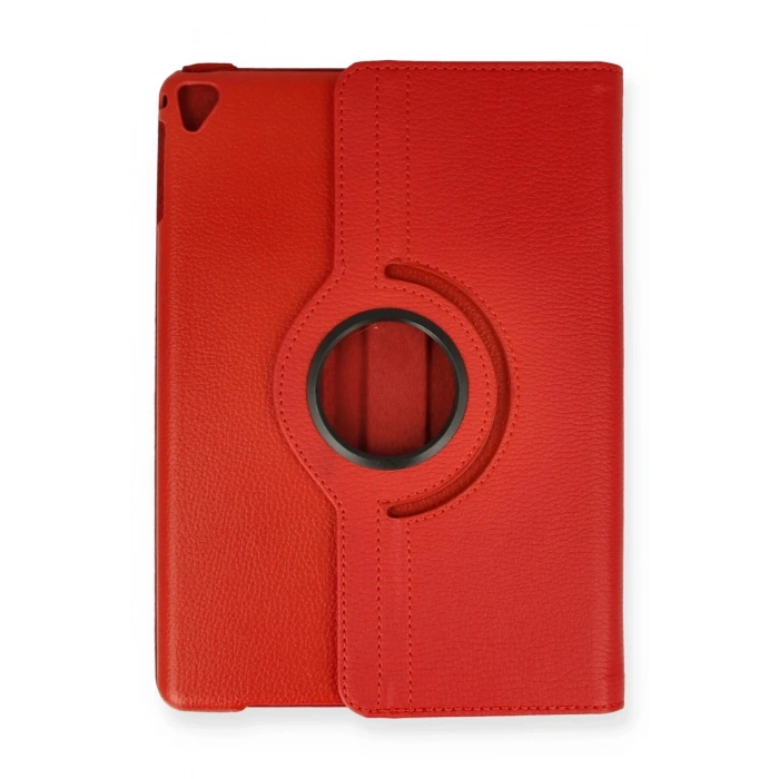 iPad 9.7 (2018) Kılıf 360 Tablet Deri Kılıf - Kırmızı