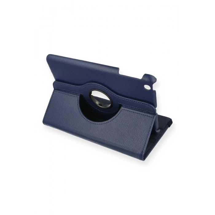 iPad Mini 1 Kılıf 360 Tablet Deri Kılıf - Lacivert