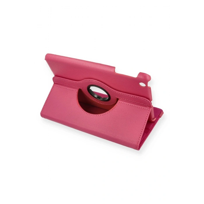 iPad Mini 1 Kılıf 360 Tablet Deri Kılıf - Pembe