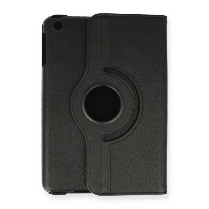 iPad Mini 1 Kılıf 360 Tablet Deri Kılıf - Siyah