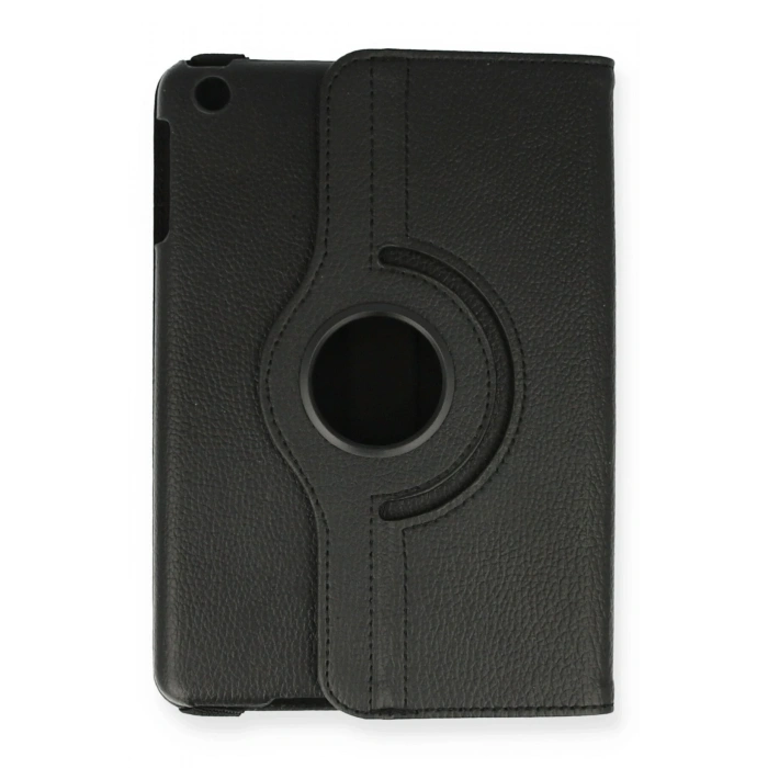 iPad Mini 1 Kılıf 360 Tablet Deri Kılıf - Siyah