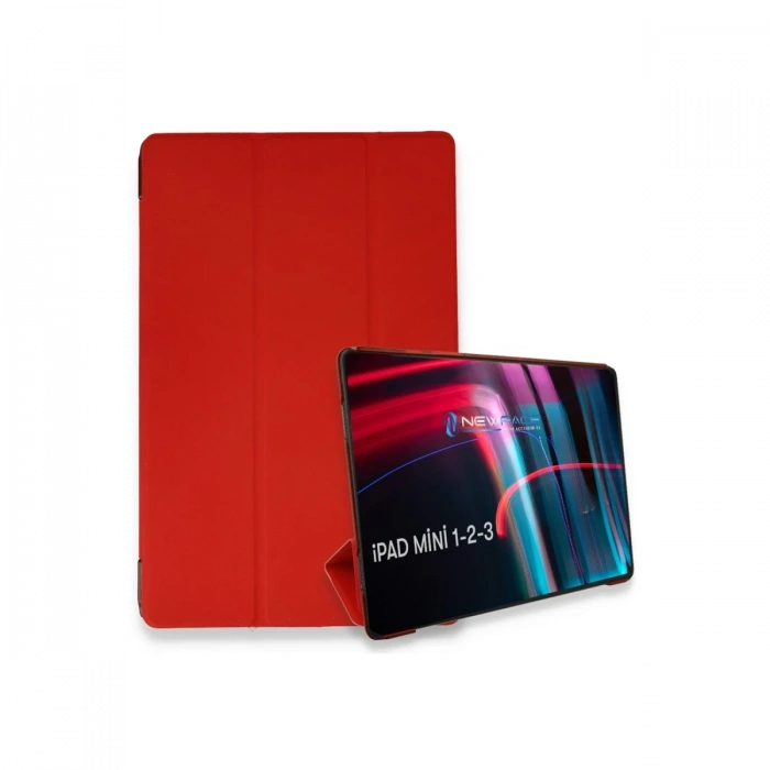 iPad Mini 3 Kılıf Tablet Smart Kılıf - Kırmızı