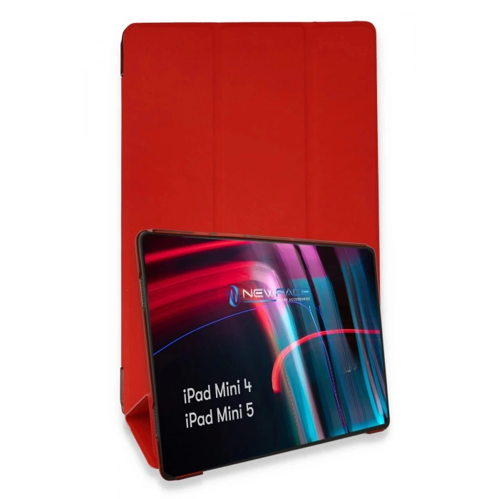 iPad Mini 5 Kılıf Tablet Smart Kılıf - Kırmızı