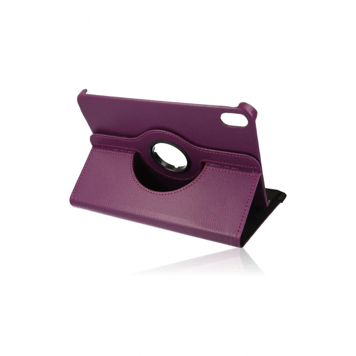 iPad Mini 6 Kılıf 360 Tablet Deri Kılıf - Mürdüm