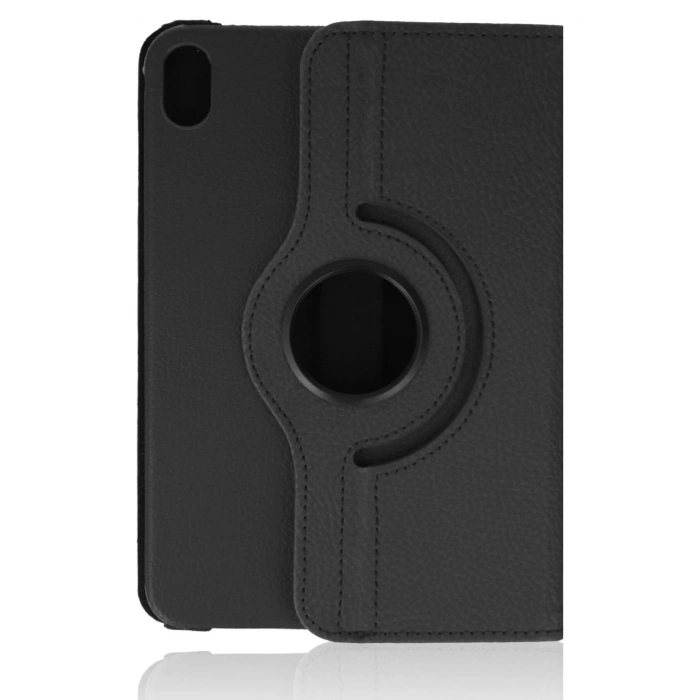 iPad Mini 6 Kılıf 360 Tablet Deri Kılıf - Siyah