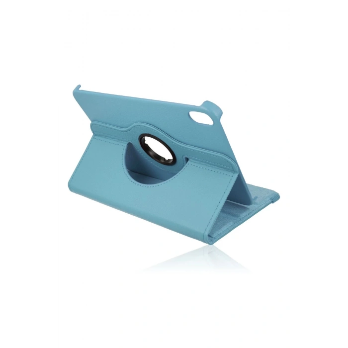 iPad Mini 6 Kılıf 360 Tablet Deri Kılıf - Turkuaz