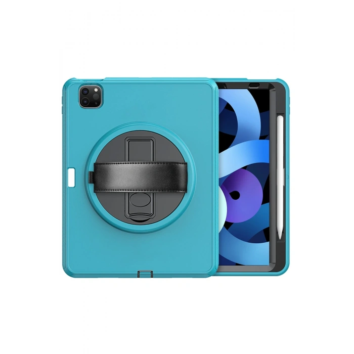 iPad Pro 11 (2018) Kılıf Hand Strap Tablet Kılıfı - Turkuaz